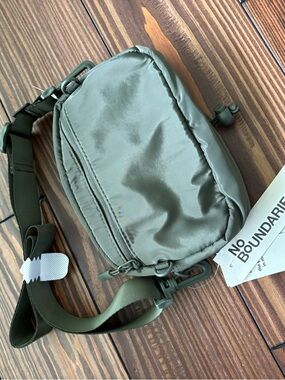 Olive Green Women’s Nylon Crossbody Sling Bag